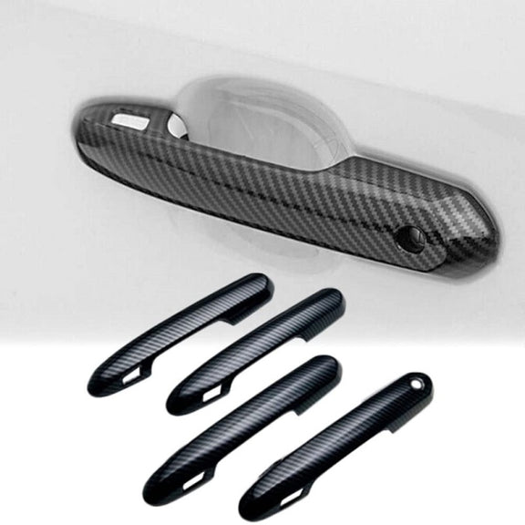 For 2023 Toyota Crown Right-hand Drive Door Handle Protection Cover Decoration(Carbon Fiber)