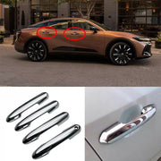For 2023 Toyota Crown Right-hand Drive Door Handle Protection Cover Decoration(Black)