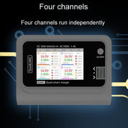 ToolkitRC Q4AC Four-Channel Airplanes And Drones Model Li-Po Battery Balance Charger(EU Plug)