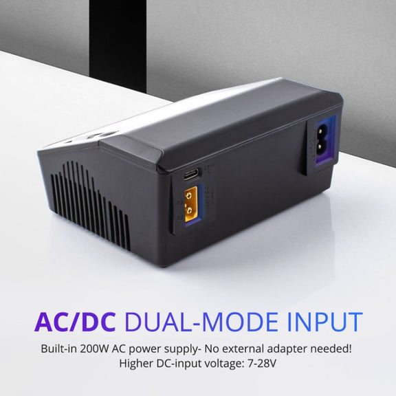 ToolkitRC M6DAC Dual Way Aeromodelling Drone Li-Po Battery Balance Charger(US Plug)