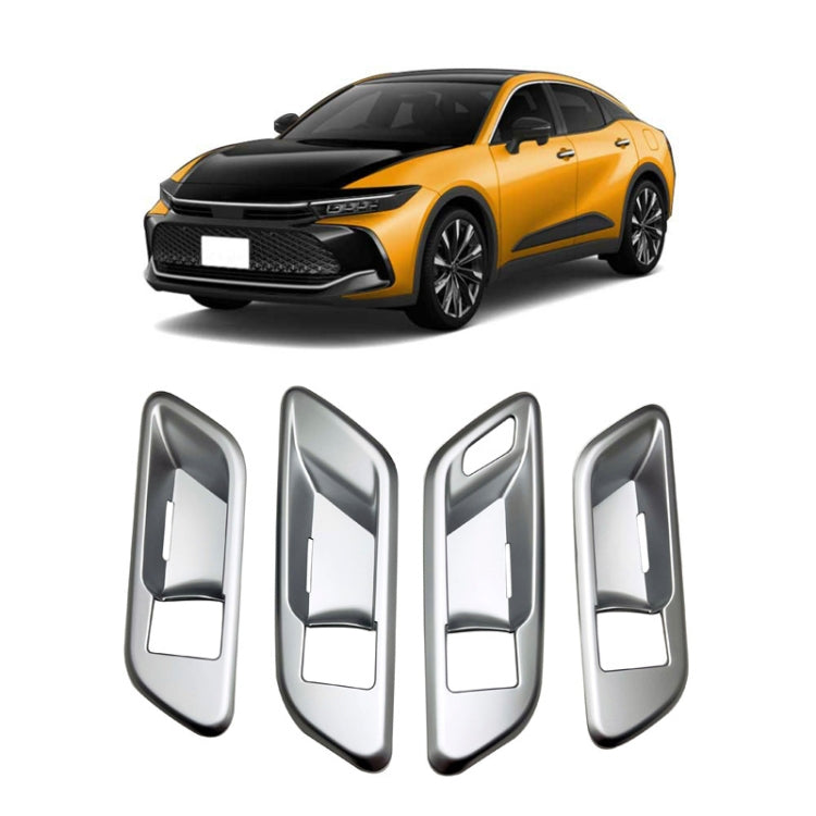 For 2023 Toyota Crown Door Handle Cover Decorative Frame, Style: Left-hand Drive(Silver) - Decorative Strip by PMC TechLife | Online Shopping South Africa | PMC TechLife | Buy Now Pay Later Mobicred
