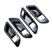 For 2023 Toyota Crown Door Handle Cover Decorative Frame, Style: Right-hand Drive(Carbon Fiber)