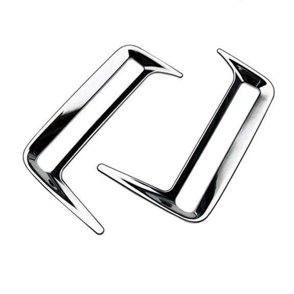For 2024 Suzuki Spacia Custom Right-Hand Drive Rear Bumper Fog Lamp Trim Strip(Electroplating Mirror)