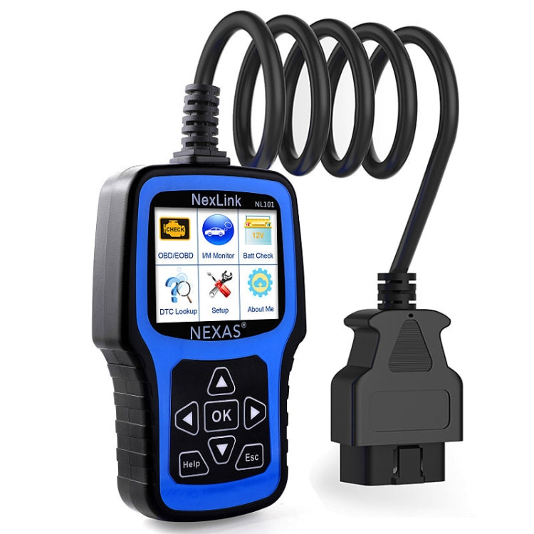 Nexas NL101 Universal OBD2 Scanner Diagnostic Tool & Battery Tester With OBDII - free shipping - PMC Jewellery - Order now!