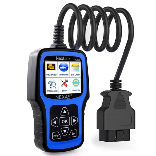 Nexas NL101 Universal OBD2 Scanner Diagnostic Tool & Battery Tester With OBDII - free shipping - PMC Jewellery - Order now!