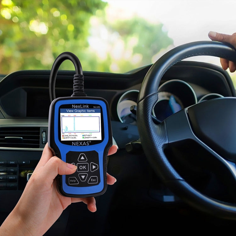 Nexas NL101 Universal OBD2 Scanner Diagnostic Tool & Battery Tester With OBDII - free shipping - PMC Jewellery - Order now!