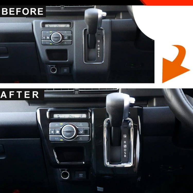 For Daihatsu 2022 Atrai S700 S710 Right-hand Drive Air Conditioning Control Box Modification(Carbon Fiber) - Car Interior Mouldings by PMC TechLife | Online Shopping South Africa | PMC TechLife | Buy Now Pay Later Mobicred