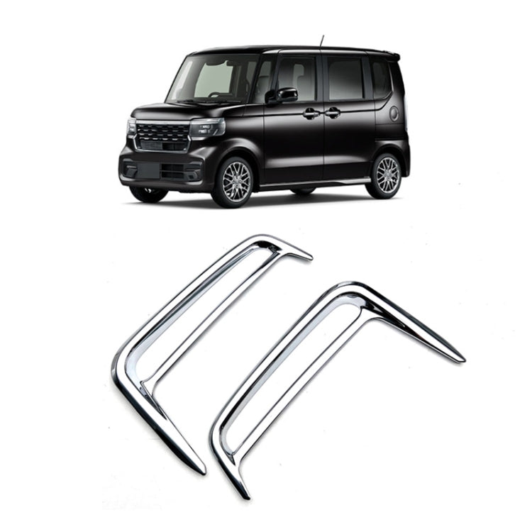For Honda 2023 N-BOX Custom JF5/JF6 Right-hand Drive Bumper Fog Lamp Decorative Frame