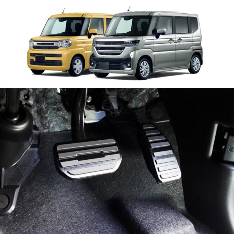 For Suzuki 2023 Spacia MK54S MK94S Right-hand Drive Accelerator Pedal Sticker(Brushed Silver)