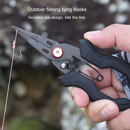 Teflon Stainless Steel Multifunctional Fishing Pliers Anti-slip Cutting Line Open Ring Fishing Tools(Red Nail) - Fish Gripper & Pliers by PMC Jewellery | Online Shopping South Africa | PMC Jewellery | Buy Now Pay Later Mobicred
