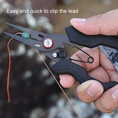 Teflon Stainless Steel Multifunctional Fishing Pliers Anti-slip Cutting Line Open Ring Fishing Tools(Red Nail) - Fish Gripper & Pliers by PMC Jewellery | Online Shopping South Africa | PMC Jewellery | Buy Now Pay Later Mobicred
