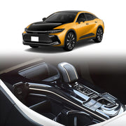 For 2023 Toyota Crown Center Control Gear Decorative Bright Frame, Size: Left-hand Drive(Carbon Fiber)