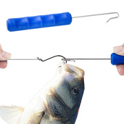 Hook Remover Fishing Bait Hook Removal Tool Multifunctional Hook Dehooker(Blue)