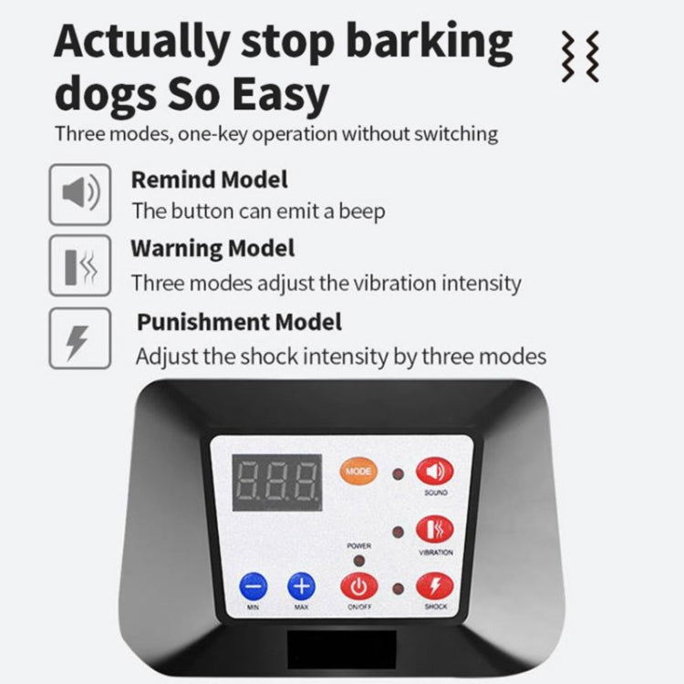 1 Drag 2 Pet Electronic Fence Wireless Dog Trainer Smart Electric Shock Dog Collar(Black) - Training Aids by PMC TechLife | Online Shopping South Africa | PMC TechLife | Buy Now Pay Later Mobicred