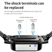 1 Drag 1 Pet Electronic Fence Wireless Dog Trainer Smart Electric Shock Dog Collar(Black)
