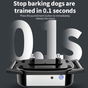 1 Drag 2 Pet Electronic Fence Wireless Dog Trainer Smart Electric Shock Dog Collar(Black)