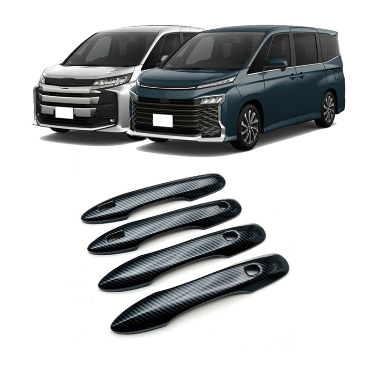 For Toyota 2022 Noah/Voxy 90 Series Right Hand Drive Door Handle Protection Cover Patch(Carbon Fiber) - Decorative Strip by PMC TechLife | Online Shopping South Africa | PMC TechLife | Buy Now Pay Later Mobicred