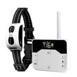 1 Drag 1 Pet Electronic Fence Wireless Stop Barker Outdoor Dog Collar Remote Control Dog Trainer(White) - Training Aids by PMC TechLife | Online Shopping South Africa | PMC TechLife | Buy Now Pay Later Mobicred