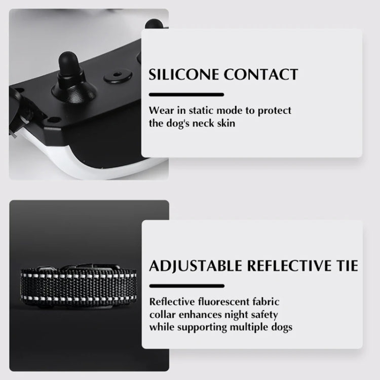 1 Drag 3 Pet Electronic Fence Wireless Stop Barker Outdoor Dog Collar Remote Control Dog Trainer(Gold) - Training Aids by PMC TechLife | Online Shopping South Africa | PMC TechLife | Buy Now Pay Later Mobicred