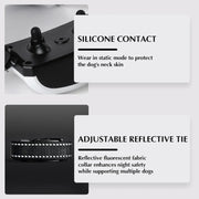 1 Drag 2 Pet Electronic Fence Wireless Stop Barker Outdoor Dog Collar Remote Control Dog Trainer(Gold)