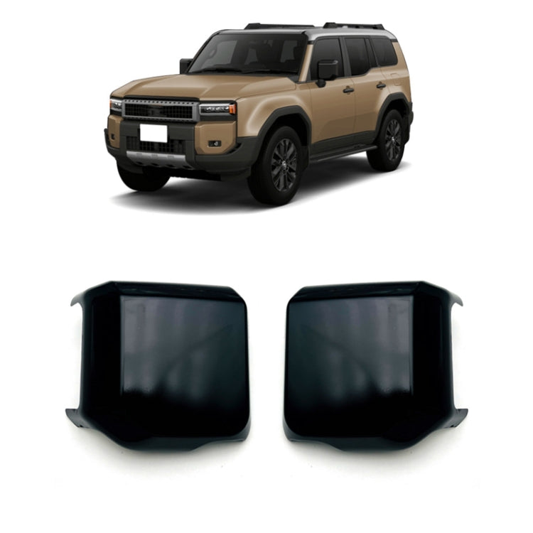 For 2024 Toyota Prado/Land Cruiser LC250 Right Hand Drive Mirror Cover(Piano Black) - Convex Mirror & Accessories by PMC TechLife | Online Shopping South Africa | PMC TechLife | Buy Now Pay Later Mobicred