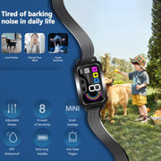 Color Screen Stop Bark Dog Trainer Anti Barking Pet Supplies(White)