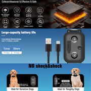 Color Screen Stop Bark Dog Trainer Anti Barking Pet Products(Black)