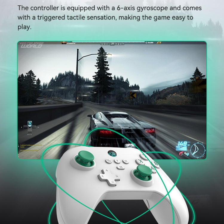 Z03 Wireless Bluetooth Game Controller For Switch / IOS / Android / PC / PS3 / PS4, Spec: Star White+Bracket - free shipping - PMC Jewellery - Order now!