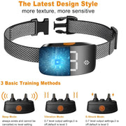 Intelligent Stop Bark Dog Trainer Anti-Barking Pet Supplies(Black)