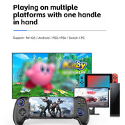 BSP-D10 Wireless Stretch Game Controller for Switch / Android / IOS / PC / PS3 / PS4(White)