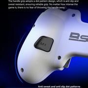 BSP-D10 Wireless Stretch Game Controller for Switch / Android / IOS / PC / PS3 / PS4(White)
