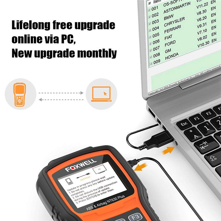 FOXWELL NT630 Plus OBD2 Scanner SRS ABS Code Reader SAS OIL EPB Reset Diagnostic - free shipping - PMC Jewellery - Order now!