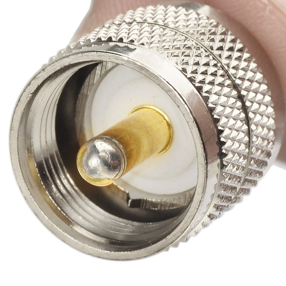 5m BNC Male Right Angle To UHF PL259 Male RG58 Coaxial Cable