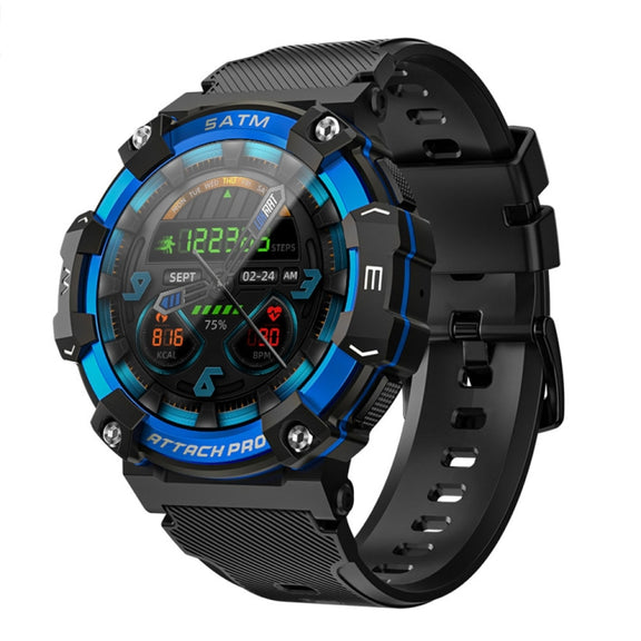 LOKMAT ATTACK 2 PRO 1.39-Inch 5ATM Water-resistant Wellness Tracking Bluetooth Smart Watch(Royal Blue)