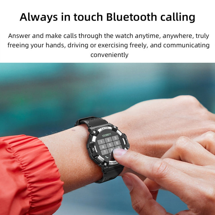 LOKMAT ATTACK 2 PRO 1.39-Inch 5ATM Water-resistant Wellness Tracking Bluetooth Smart Watch(Gold)