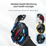 LOKMAT ATTACK 2 PRO 1.39-Inch 5ATM Water-resistant Wellness Tracking Bluetooth Smart Watch(Gold)