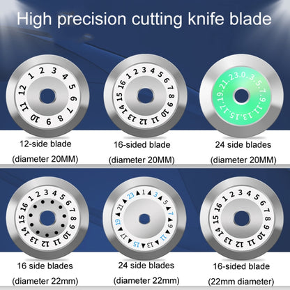 20mm 16 Rotating Surface Fiber Optic Cutting Knife Replacement Tungsten Steel Blade - Lan Cable and Tools by PMC Jewellery | Online Shopping South Africa | PMC Jewellery | Buy Now Pay Later Mobicred