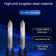 20mm 12 Rotating Surface Fiber Optic Cutting Knife Replacement Tungsten Steel Blade
