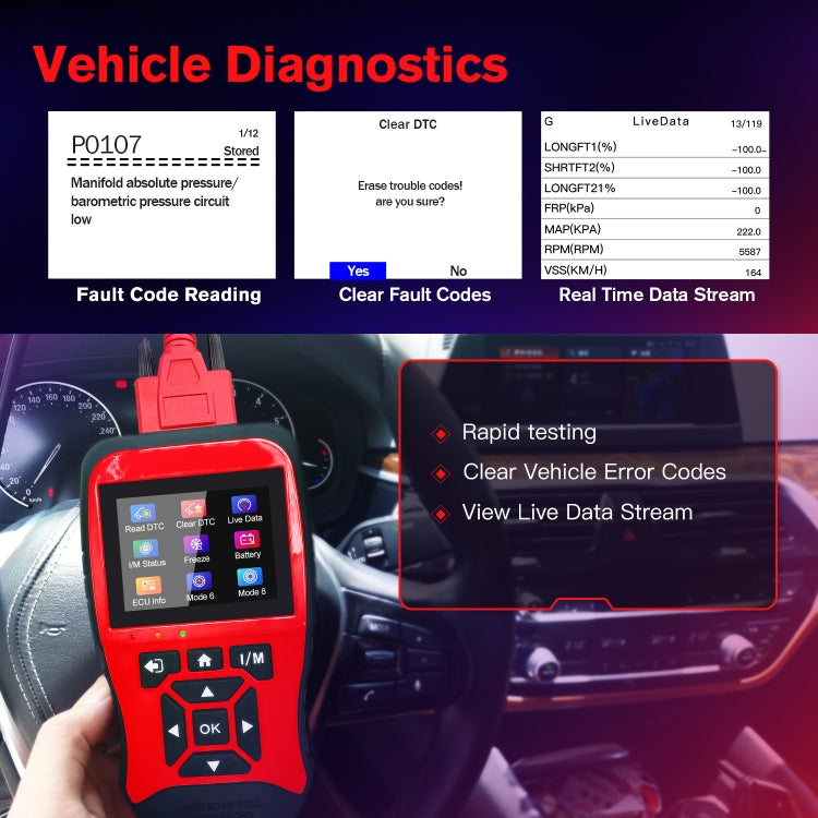 OBD Car Engine Fault Detector ELM327 Car Code Reader Card(JD906) - free shipping - PMC TechLife - Order now!