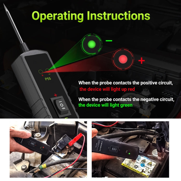 Automotive Electrical Circuit Tester System Short Circuit Tracking Positioning Diagnostic Instrument(P55) - Code Readers & Scan Tools by PMC TechLife | Online Shopping South Africa | PMC TechLife | Buy Now Pay Later Mobicred