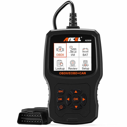 ANCEL AD530 2.8-Inch Screen OBD2 Car Engine Tester Car Battery Test Tool - free shipping - PMC Jewellery - Order now!