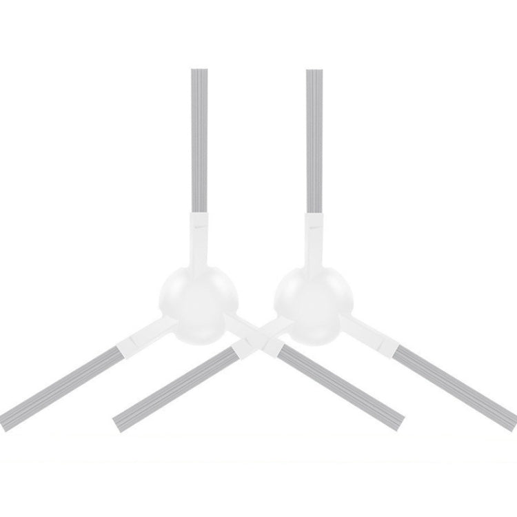 For Dreame L20 Ultra / X20 Pro / X20 Pro Plus Robot Vacuum Accessories 1pair White Side Brush - For Xiaomi Accessories by PMc TechLife | Online Shopping South Africa | PMc TechLife | Buy Now Pay Later Mobicred