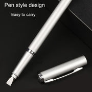 Tungsten Steel Fiber Cutting Knife Pen Type Portable Bare Fiber Cutter, Style: Flat Blade