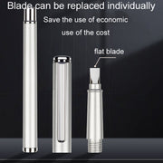 Tungsten Steel Fiber Cutting Knife Pen Type Portable Bare Fiber Cutter, Style: Flat Blade