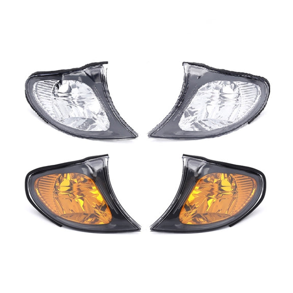 For 2002-2005 BMW 3 Series E46 Car Front Corner Parking Turn Signal Lights(Yellow Left OE 63137165859)