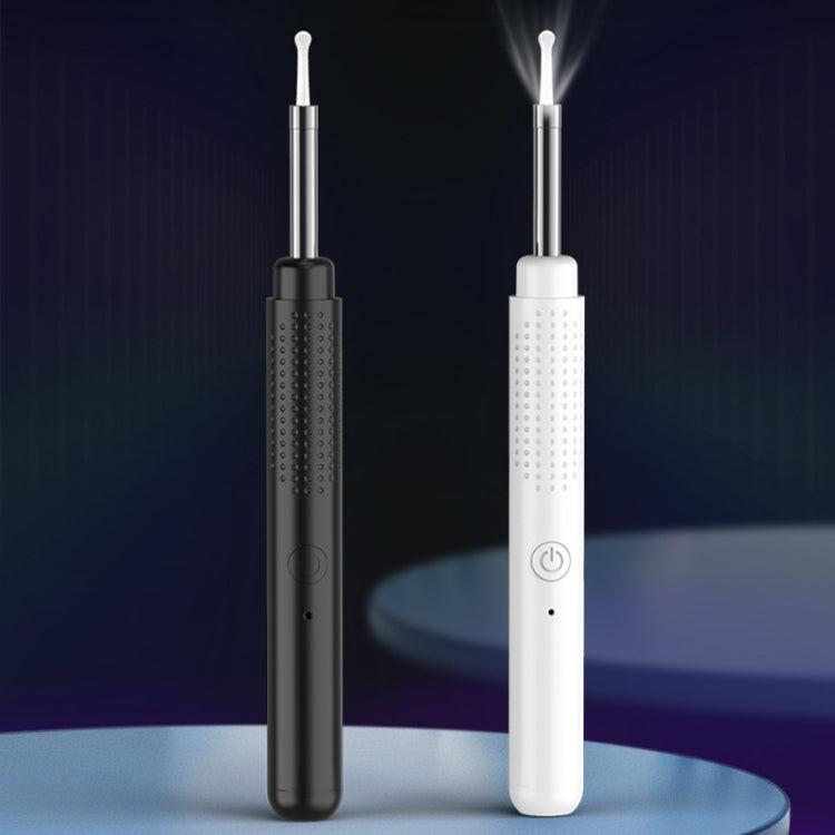 Household Visual Ear Excavator High-Definition Ear Wax Removal Picking Stick(Black)