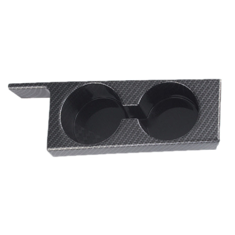 For BMW 5 Series E39/528i/530i/M5 Left-hand Drive Car Central Control Cup Holder, Color: Carbon Grain With Groove - Car Drink Holders by PMC TechLife | Online Shopping South Africa | PMC TechLife | Buy Now Pay Later Mobicred