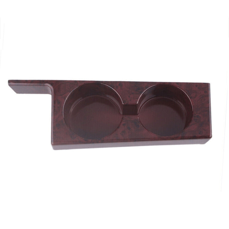 For BMW 5 Series E39/528i/530i/M5 Left-hand Drive Car Central Control Cup Holder, Color: Rosewood Color With Groove - Car Drink Holders by PMC TechLife | Online Shopping South Africa | PMC TechLife | Buy Now Pay Later Mobicred