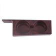 For BMW 5 Series E39/528i/530i/M5 Left-hand Drive Car Central Control Cup Holder, Color: Rosewood Color With Groove - Car Drink Holders by PMC TechLife | Online Shopping South Africa | PMC TechLife | Buy Now Pay Later Mobicred