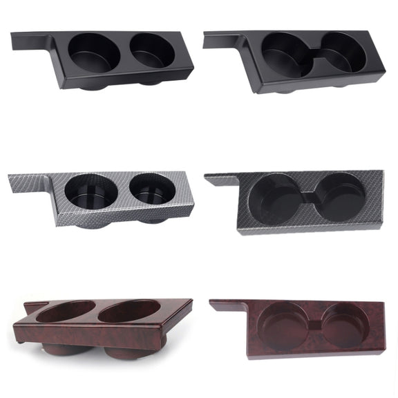For BMW 5 Series E39/528i/530i/M5 Left-hand Drive Car Central Control Cup Holder, Color: Carbon Grain